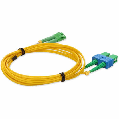 AddOn 2m Single-Mode Fiber (SMF) Duplex (APC-LC/APC-SC) ALC/ASC OS1 Yellow Patch Cable ADD-ALC-ASC-2M9SMF