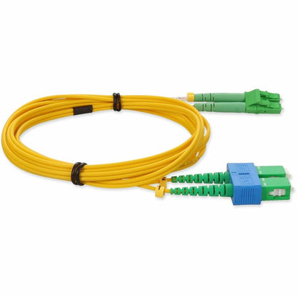 AddOn 2m Single-Mode Fiber (SMF) Duplex (APC-LC/APC-SC) ALC/ASC OS1 Yellow Patch Cable ADD-ALC-ASC-2M9SMF