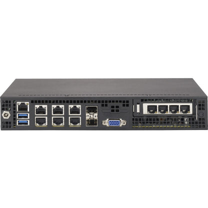 Supermicro SuperServer E300-8D 1U Mini PC Server - 1 x Intel Xeon D-1518 2.20 GHz - Serial ATA/600 Controller SYS-E300-8D