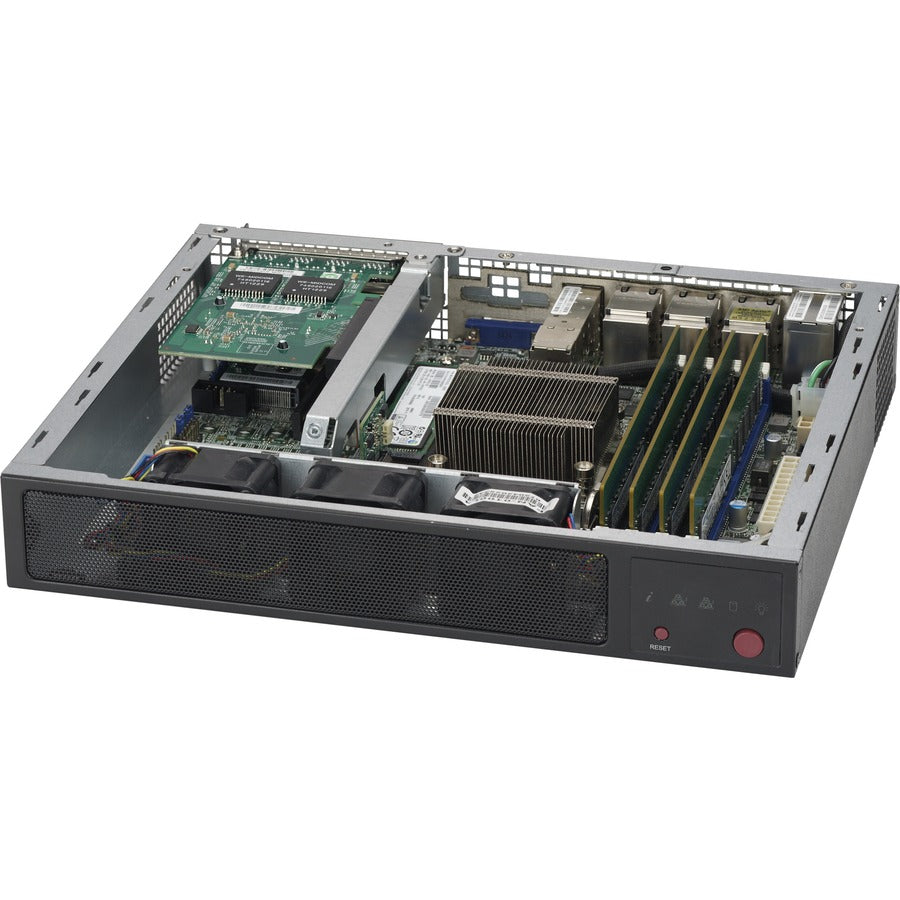 Supermicro SuperServer E300-8D 1U Mini PC Server - 1 x Intel Xeon D-1518 2.20 GHz - Serial ATA/600 Controller SYS-E300-8D