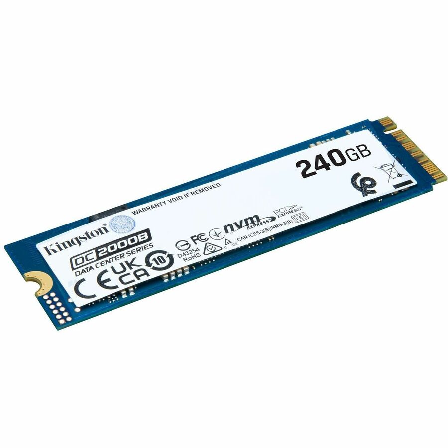 Disque SSD Kingston DC2000B 240 Go - M.2 2280 interne - PCI Express NVMe (PCI Express NVMe 4.0 x4) SEDC2000BM8/240G