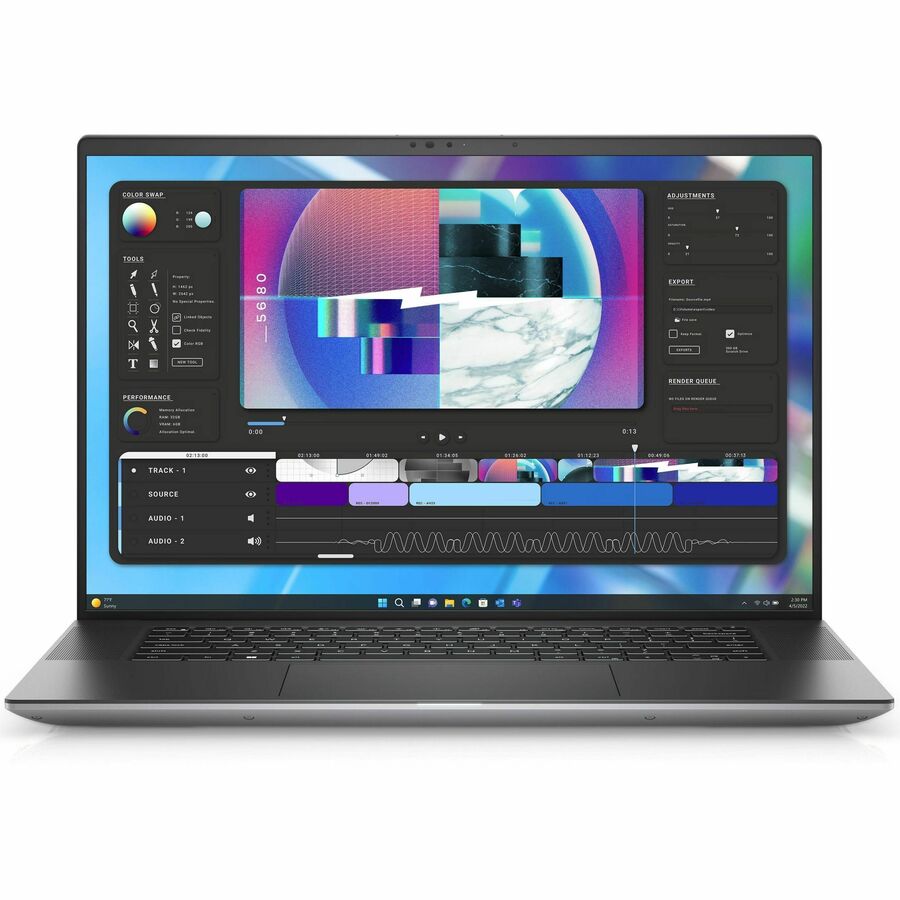 Dell Precision 5000 5680 16" Mobile Workstation - Full HD Plus - Intel Core i9 13th Gen i9-13900H - vPro Technology - 32 GB - 1 TB SSD - English (US) Keyboard - Anodized Titan Gray CJW38