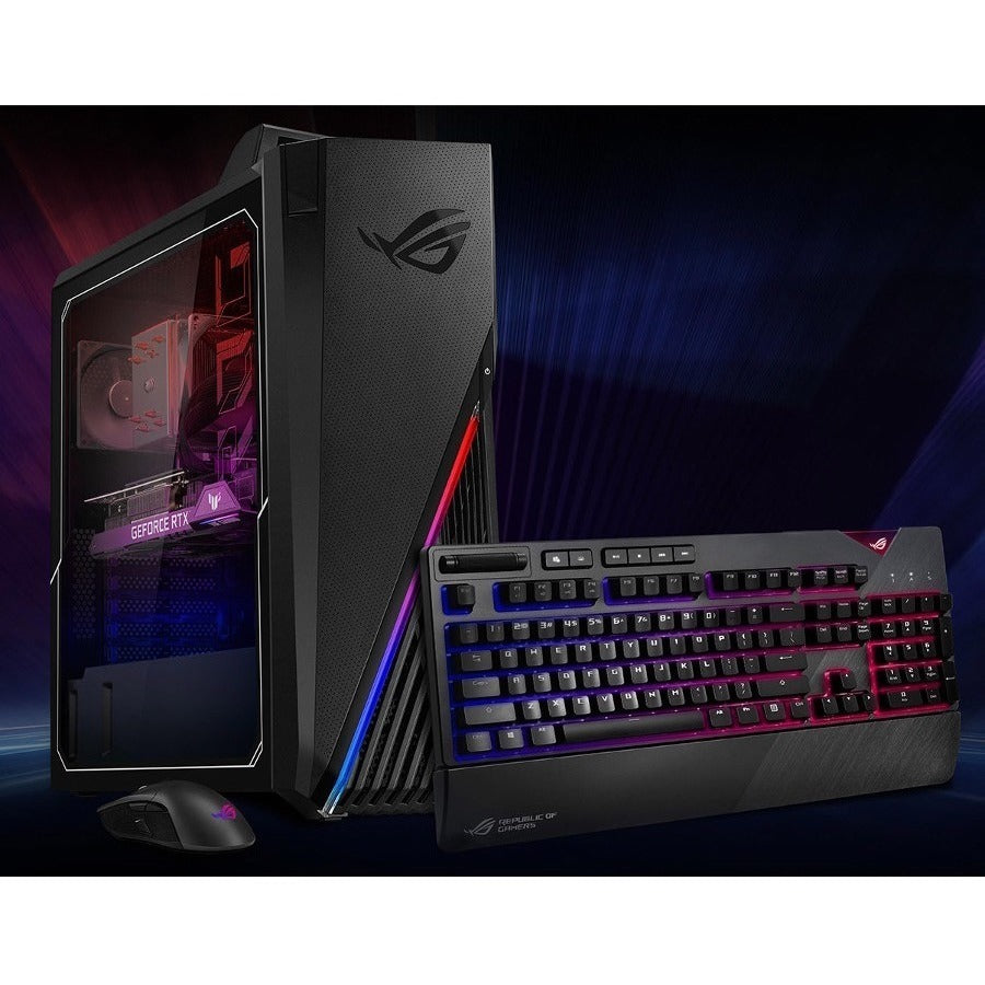 Asus ROG Strix GT15 G15CF-DSI560 Gaming Desktop Computer - Intel Core i5 12th Gen i5-12400F - 16 GB - 1 TB HDD - 512 GB SSD - Mid-tower - Star Black G15CF-DSI560