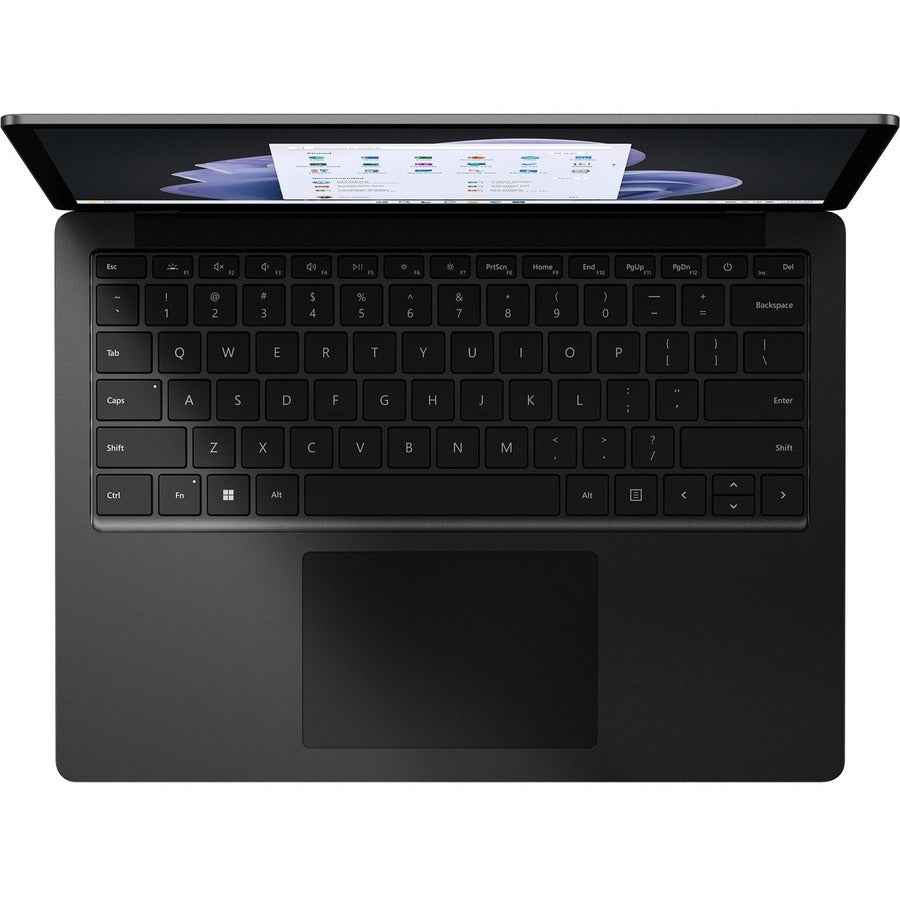 Microsoft Surface Laptop 5 13.5" Touchscreen Notebook - Intel Core i5 12th Gen i5-1245U - Intel Evo Platform - 8 GB - 256 GB SSD - English, French Keyboard - Matt Black R1B-00027