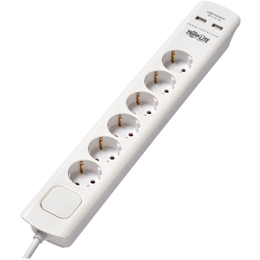 Tripp Lite by Eaton 6-Outlet Surge Suppressor/Protector TLP6G18USB