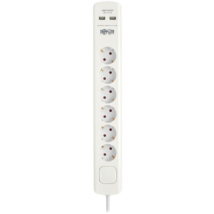 Tripp Lite by Eaton 6-Outlet Surge Suppressor/Protector TLP6G18USB