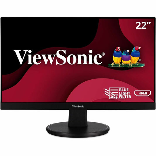 ViewSonic Value VA2256-mhd 22" Class Full HD LED Monitor - 16:9 - Black VA2256-MHD