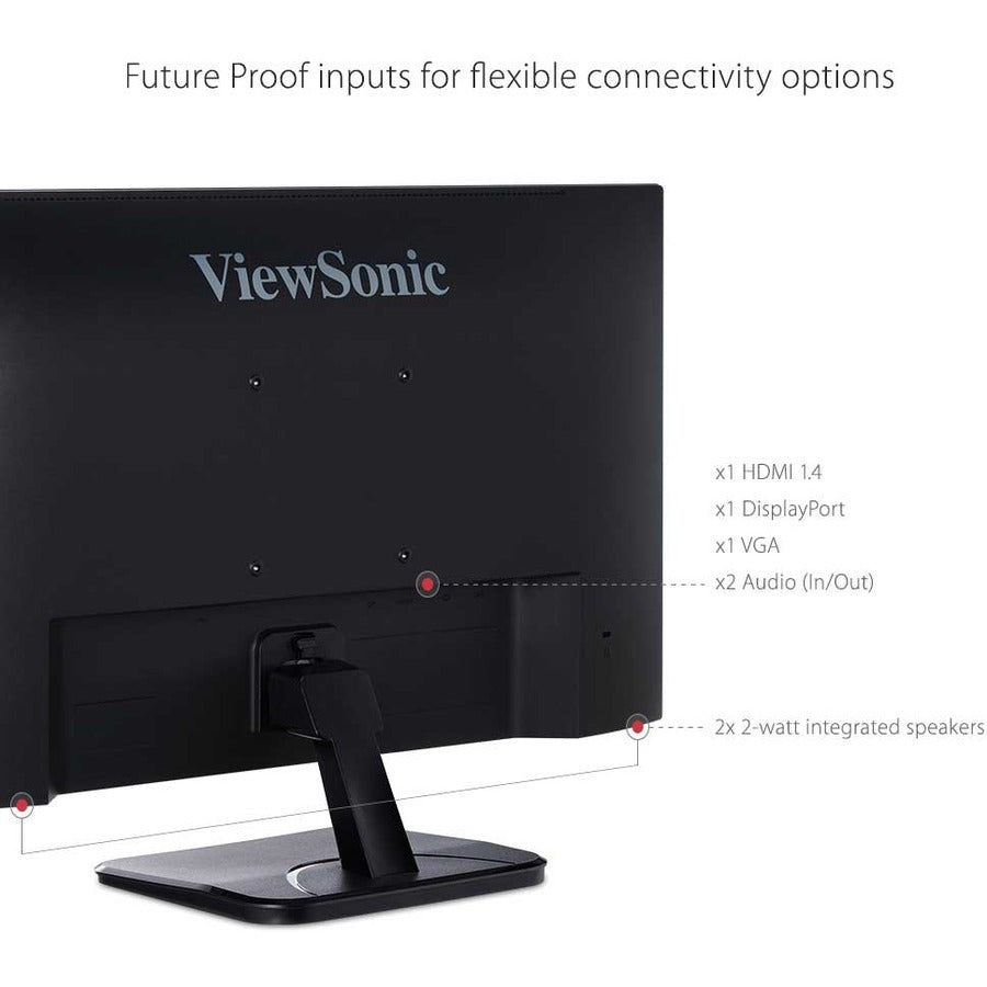 ViewSonic Value VA2256-mhd 22" Class Full HD LED Monitor - 16:9 - Black VA2256-MHD