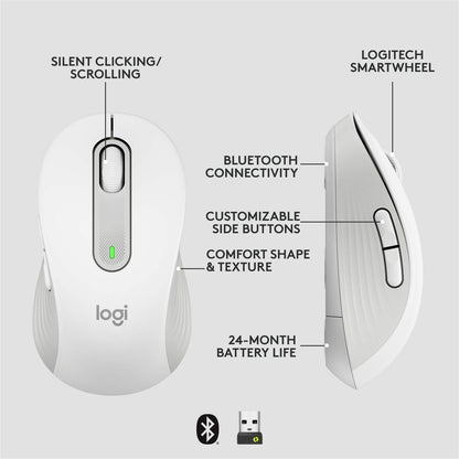 Logitech Signature M650 L for Business (Off-White) - Brown Box 910-006347