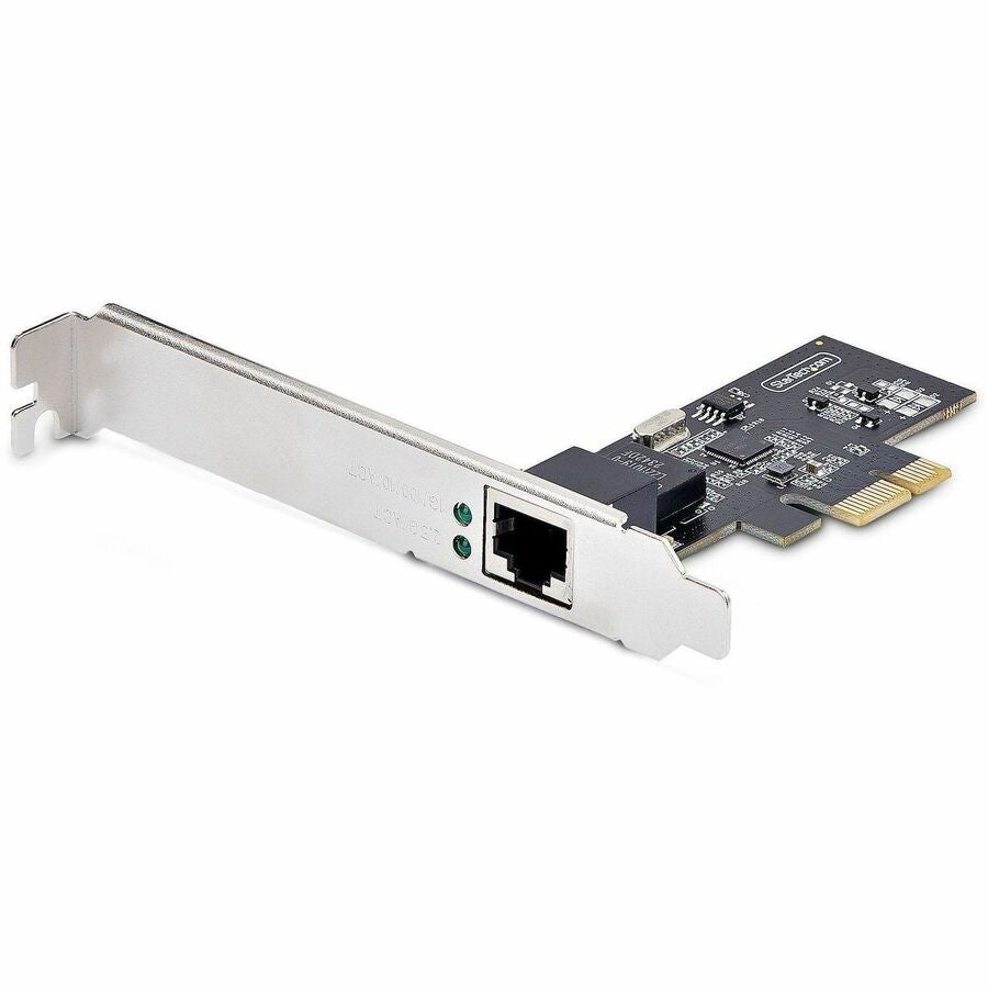 StarTech.com 1-Port 2.5G NBASE-T PCIe Network Card, Computer Network Interface Card, Intel&reg;I225-V; Single-Port Ethernet, Multi-Gigabit NIC PR12GI-NETWORK-CARD