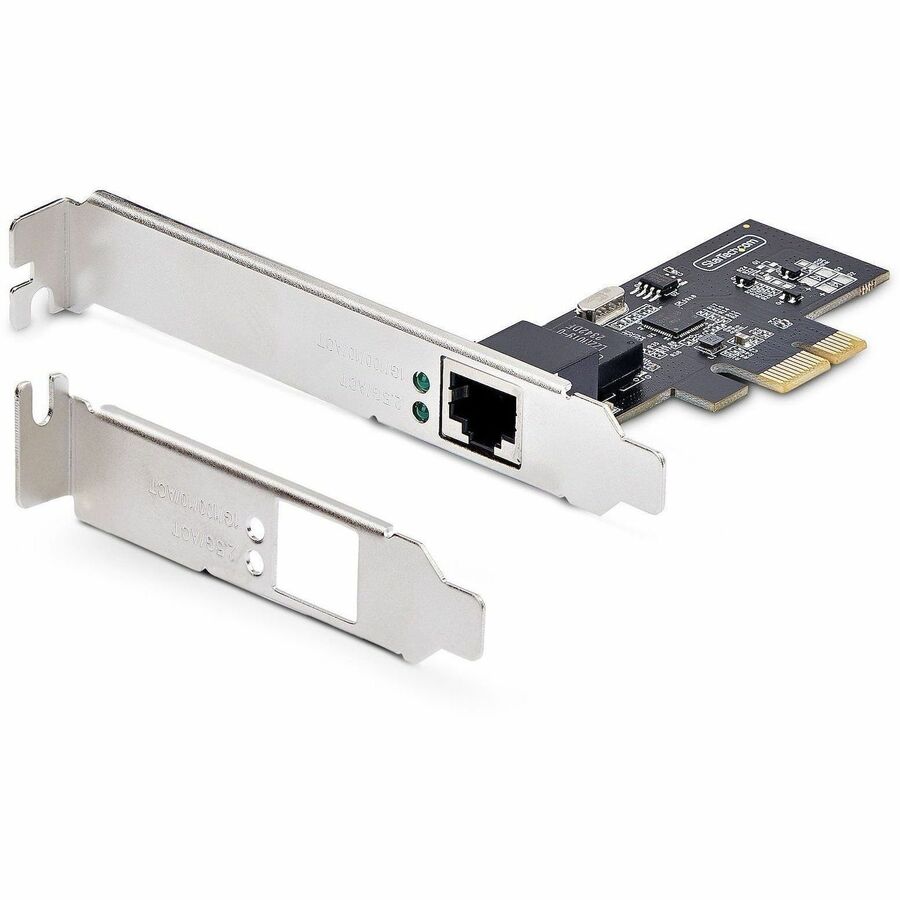 StarTech.com 1-Port 2.5G NBASE-T PCIe Network Card, Computer Network Interface Card, Intel&reg;I225-V; Single-Port Ethernet, Multi-Gigabit NIC PR12GI-NETWORK-CARD