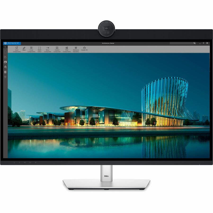 Dell UltraSharp U3224KB 32" Class Webcam 6K LED Monitor - 16:9 - Black, Silver DELL-U3224KB