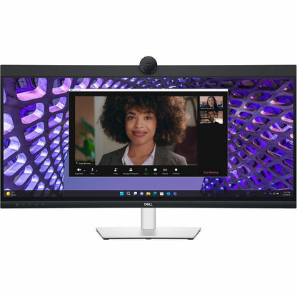 Dell P3424WEB 34" Class Webcam UW-QHD Curved Screen LED Monitor - 21:9 - Black, Silver DELL-P3424WEB