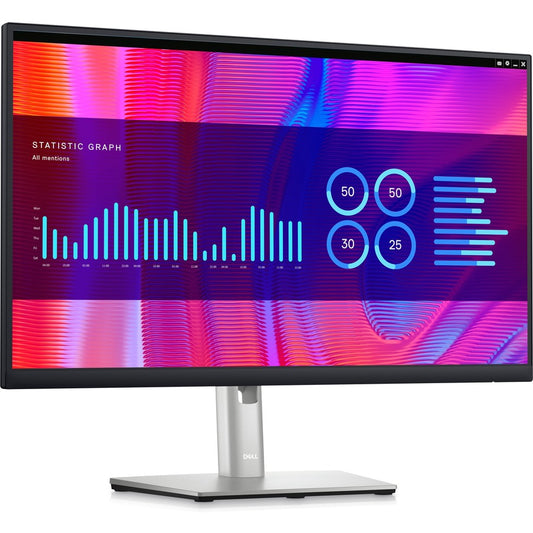 Dell P2423DE 24" Class QHD LCD Monitor - 16:9 - Black, Silver DELL-P2423DE