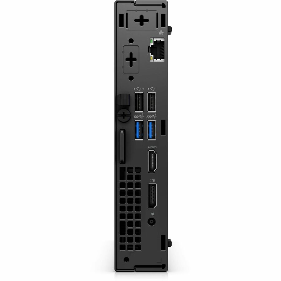 Dell OptiPlex 7000 7020 Desktop Computer - Intel Core i7 14th Gen i7-14700T - vPro Technology - 16 GB - 256 GB SSD - Micro PC - Black GDX46