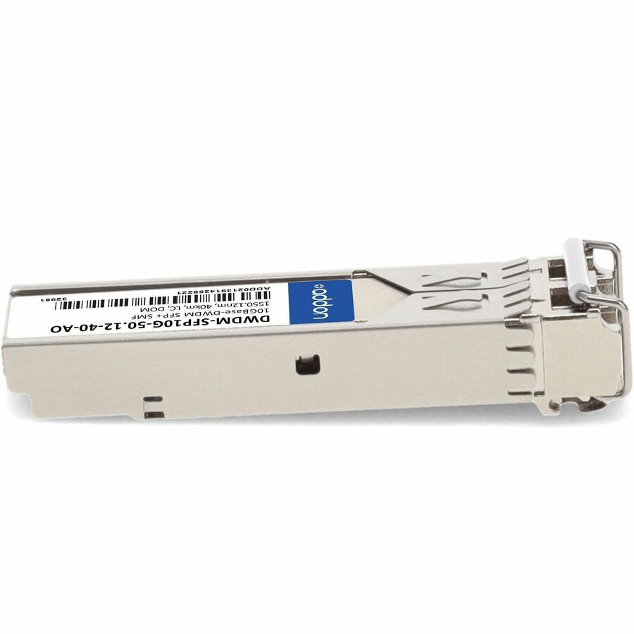 AddOn Cisco DWDM-SFP10G-50.12 Compatible TAA compliant 10GBase-DWDM 100GHz SFP+ Transceiver (SMF; 1550.12nm; 40km; LC; DOM) DWDM-SFP10G-50.12-40-AO