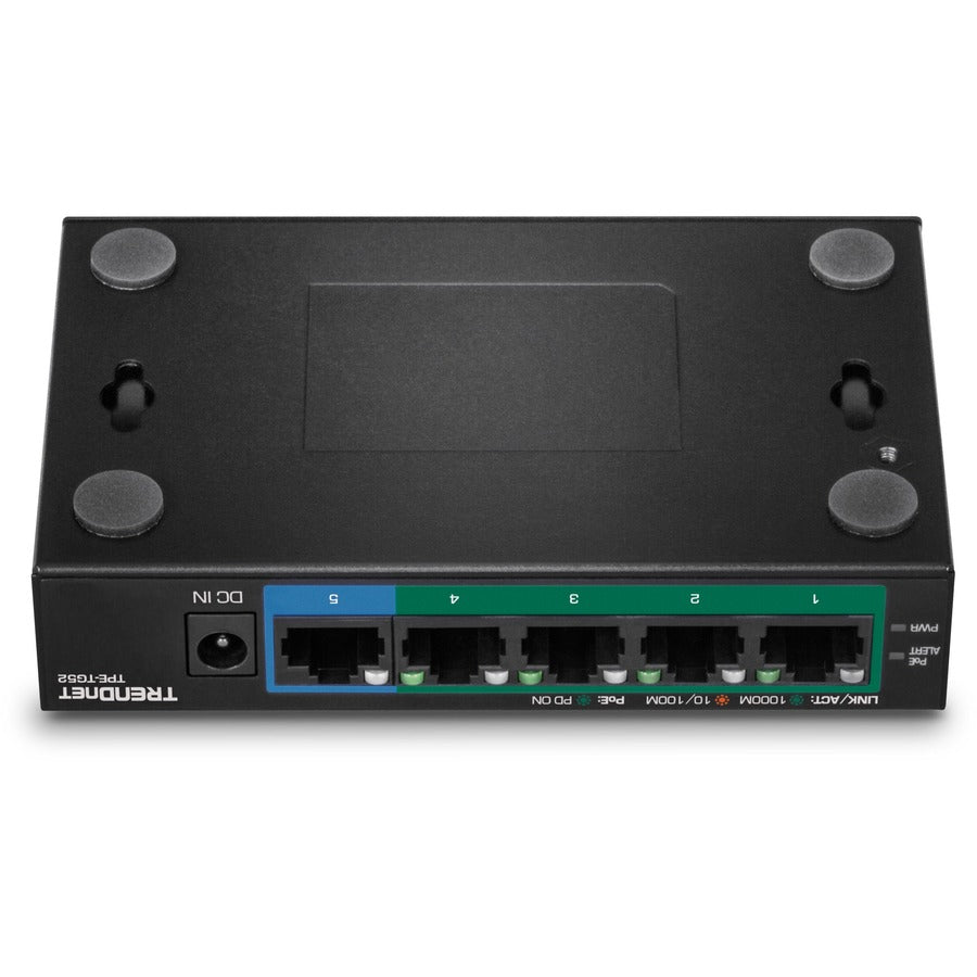 TRENDnet 5-Port Gigabit PoE+ Switch TPE-TG52