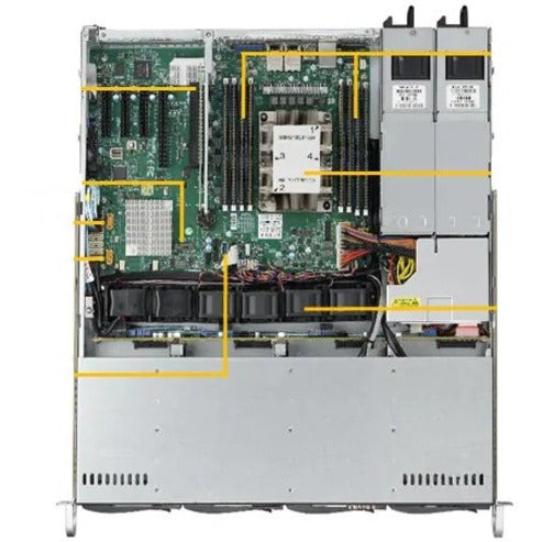 Supermicro SuperServer 5019P-MTR Barebone System - 1U Rack-mountable - Socket P LGA-3647 - 1 x Processor Support SYS-5019P-MTR