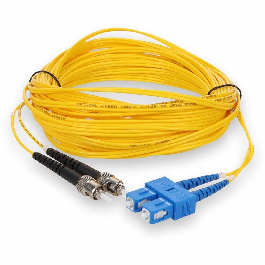 AddOn 3m Single-Mode fiber (SMF) Duplex ST/SC OS1 Yellow Patch Cable ADD-ST-SC-3M9SMF