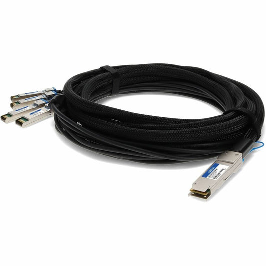 AddOn 4m 40GBase-CR4 to 4X10G Base-CU SFP+ DAC Cable F/Cisco QSFP-4SFP10G-CU4M-AO