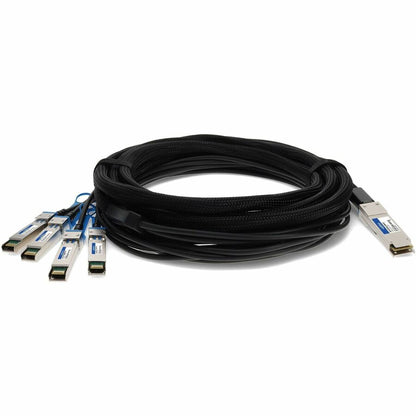 AddOn 4m 40GBase-CR4 to 4X10G Base-CU SFP+ DAC Cable F/Cisco QSFP-4SFP10G-CU4M-AO