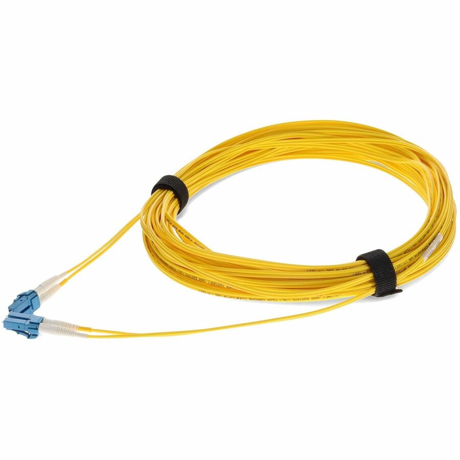 AddOn 25m Single-Mode Fiber (SMF) Duplex LC/LC OS1 Yellow Patch Cable ADD-LC-LC-25M9SMF