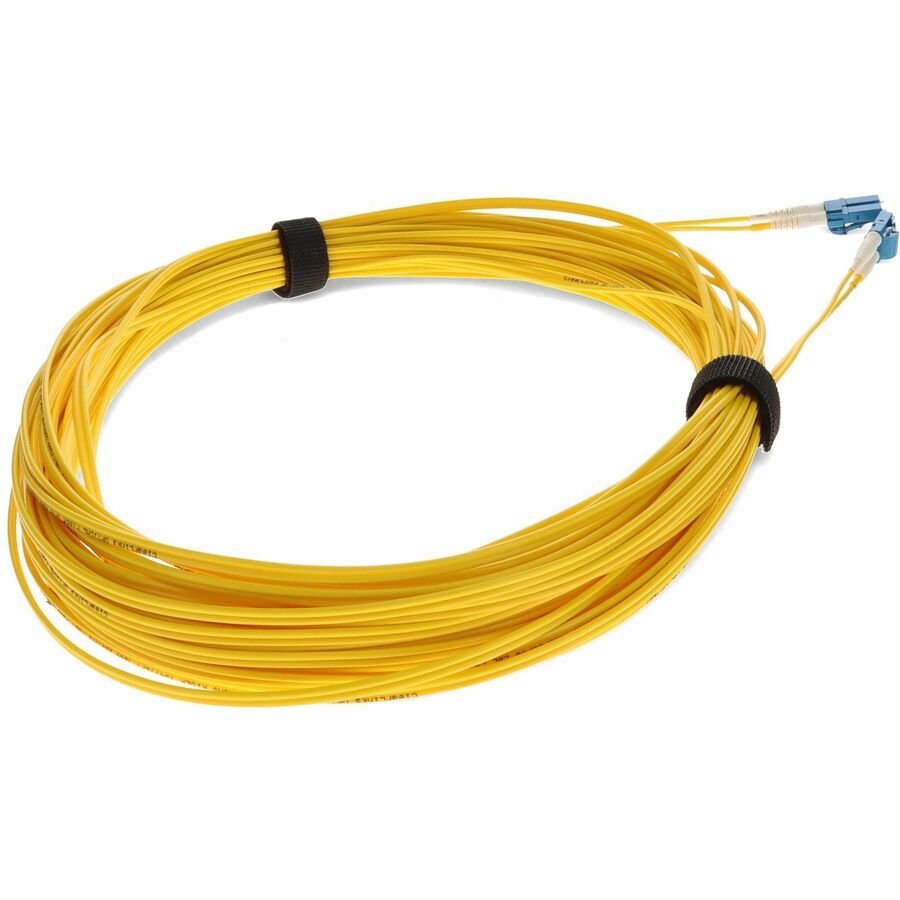 AddOn 25m Single-Mode Fiber (SMF) Duplex LC/LC OS1 Yellow Patch Cable ADD-LC-LC-25M9SMF