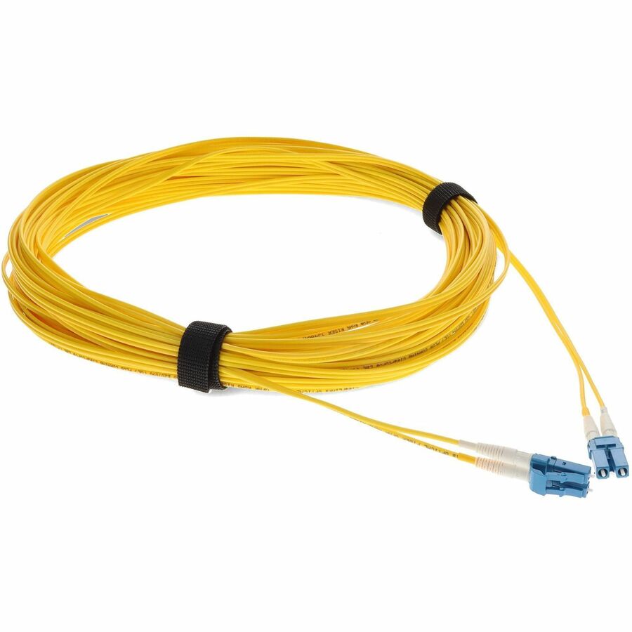 AddOn 25m Single-Mode Fiber (SMF) Duplex LC/LC OS1 Yellow Patch Cable ADD-LC-LC-25M9SMF