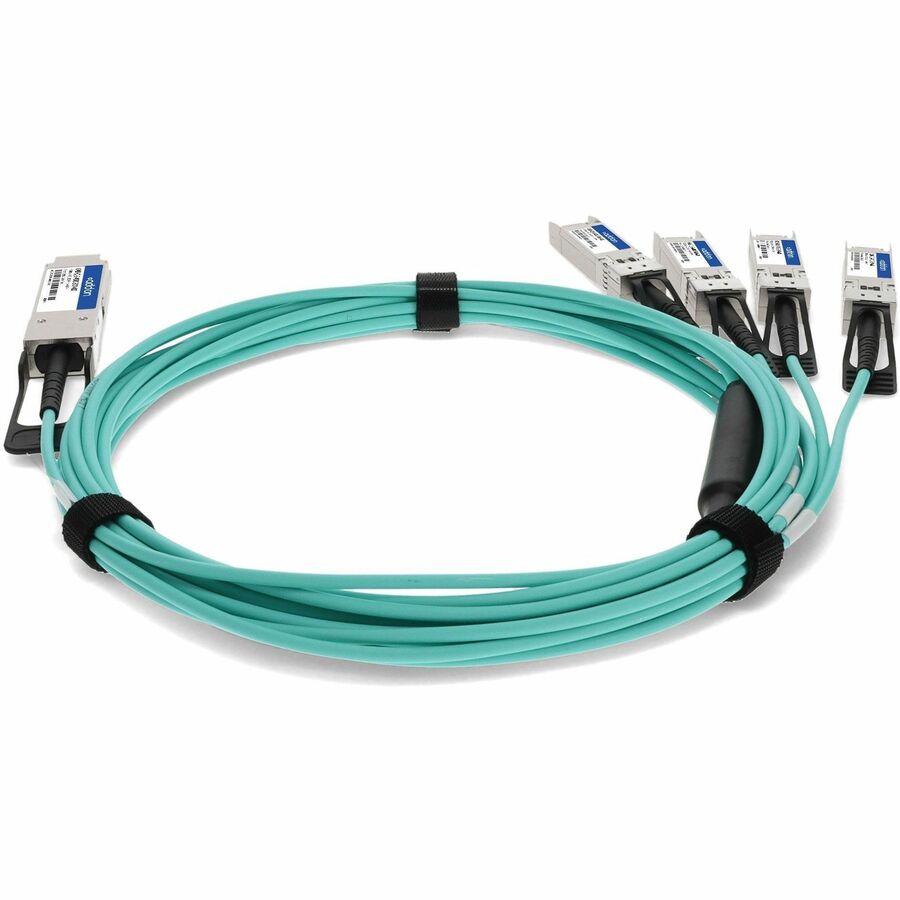 AddOn CAB-Q-S-AOC-3M-AO Fiber Optic Network Cable CABQSAOC3MAO