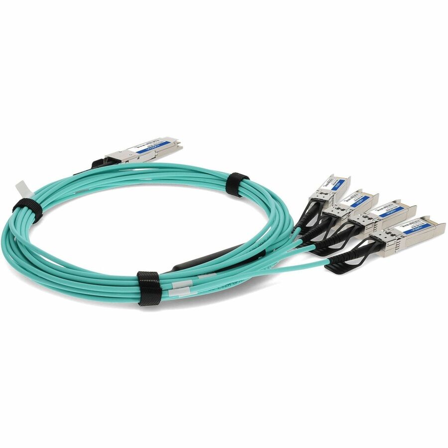 AddOn CAB-Q-S-AOC-3M-AO Fiber Optic Network Cable CABQSAOC3MAO