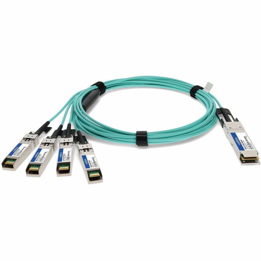 AddOn CAB-Q-S-AOC-3M-AO Fiber Optic Network Cable CABQSAOC3MAO