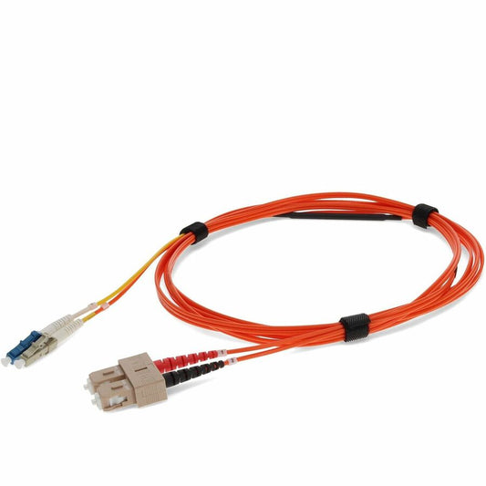 AddOn 2 x SC 50/125 to 1 x LC 50/125 & 1 x LC 9/125 3m Fiber Optic Mode Conditioning Patch Cable ADD-MODE-SCLC5-3