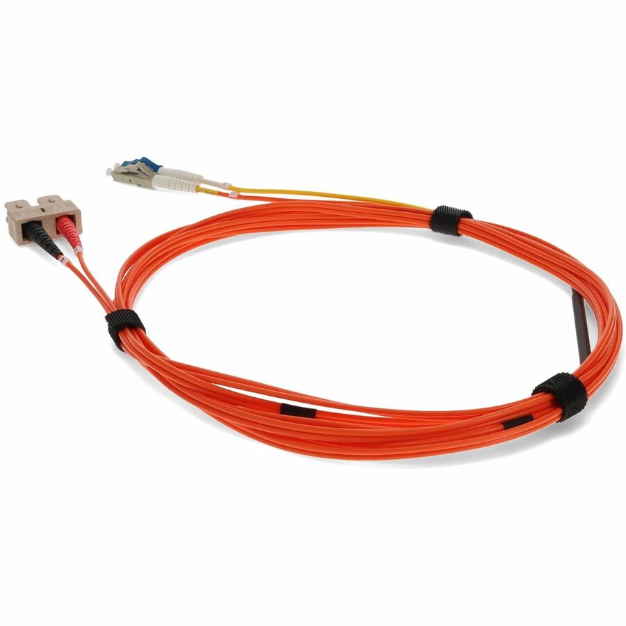 AddOn 2 x SC 50/125 to 1 x LC 50/125 & 1 x LC 9/125 3m Fiber Optic Mode Conditioning Patch Cable ADD-MODE-SCLC5-3