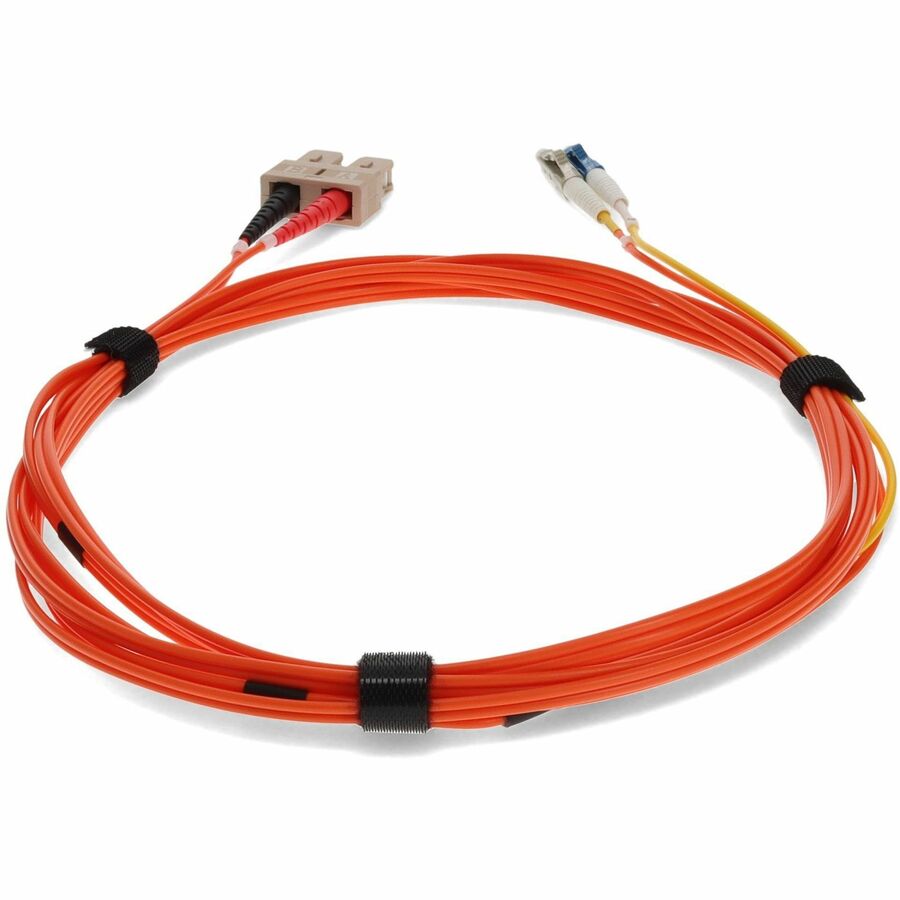 AddOn 2 x SC 50/125 to 1 x LC 50/125 & 1 x LC 9/125 3m Fiber Optic Mode Conditioning Patch Cable ADD-MODE-SCLC5-3