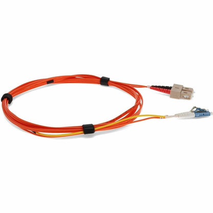 AddOn 2 x SC 50/125 to 1 x LC 50/125 & 1 x LC 9/125 3m Fiber Optic Mode Conditioning Patch Cable ADD-MODE-SCLC5-3