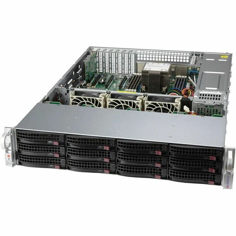 Supermicro SuperServer Barebone System - 2U Rack-mountable - Socket LGA-4189 - 1 x Processor Support - 1 SSG-520P-ACTR12H