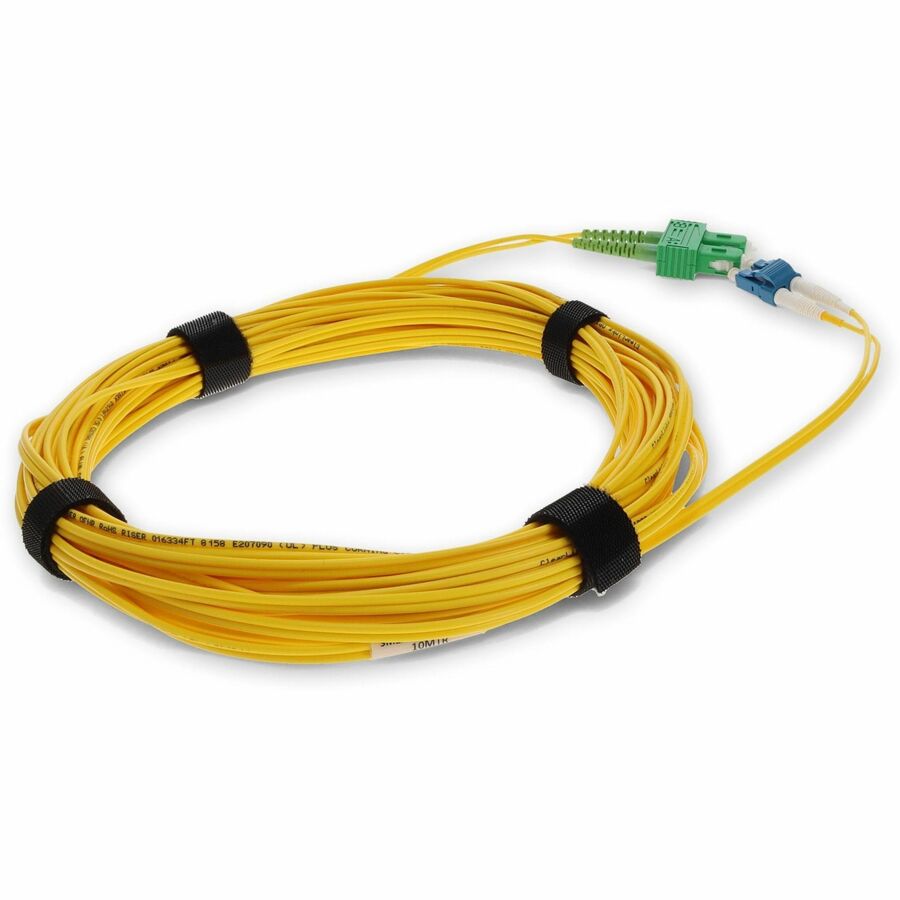 AddOn 2m Single-Mode Fiber (SMF) Duplex (APC-SC/PC-LC) ASC/LC OS1 Yellow Patch Cable ADD-ASC-LC-2M9SMF