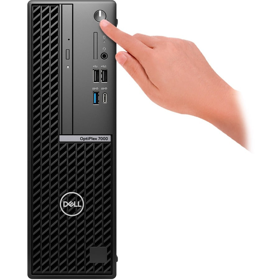 Dell OptiPlex 7000 7010 Desktop Computer - Intel Core i5 13th Gen i5-13500 - vPro Technology - 16 GB - 256 GB SSD - Small Form Factor - Black FVD8T