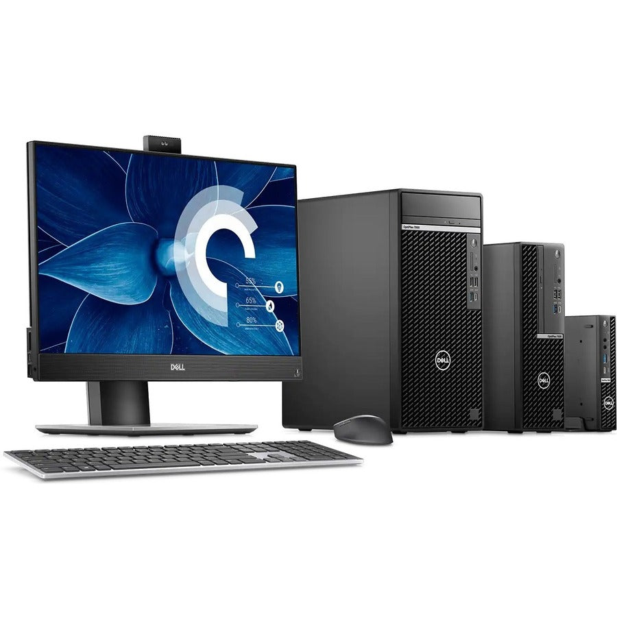 Dell OptiPlex 7000 7010 Desktop Computer - Intel Core i5 13th Gen i5-13500 - vPro Technology - 16 GB - 256 GB SSD - Small Form Factor - Black FVD8T