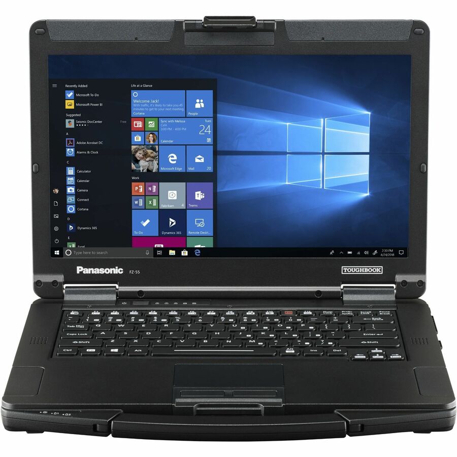 Ordinateur portable semi-durci Panasonic TOUGHBOOK FZ-55 FZ55FV473KM 14" à écran tactile - HD - Intel Core i5 11e génération i5-1145G7 - 16 Go - SSD 512 Go FZ55FV473KM