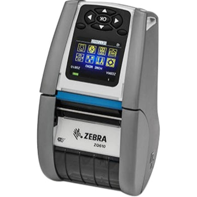 Zebra ZQ610-HC Mobile Direct Thermal Printer - Monochrome - Portable - Receipt Print - Bluetooth - Wireless LAN - Battery Included ZQ61-HUWA000-00