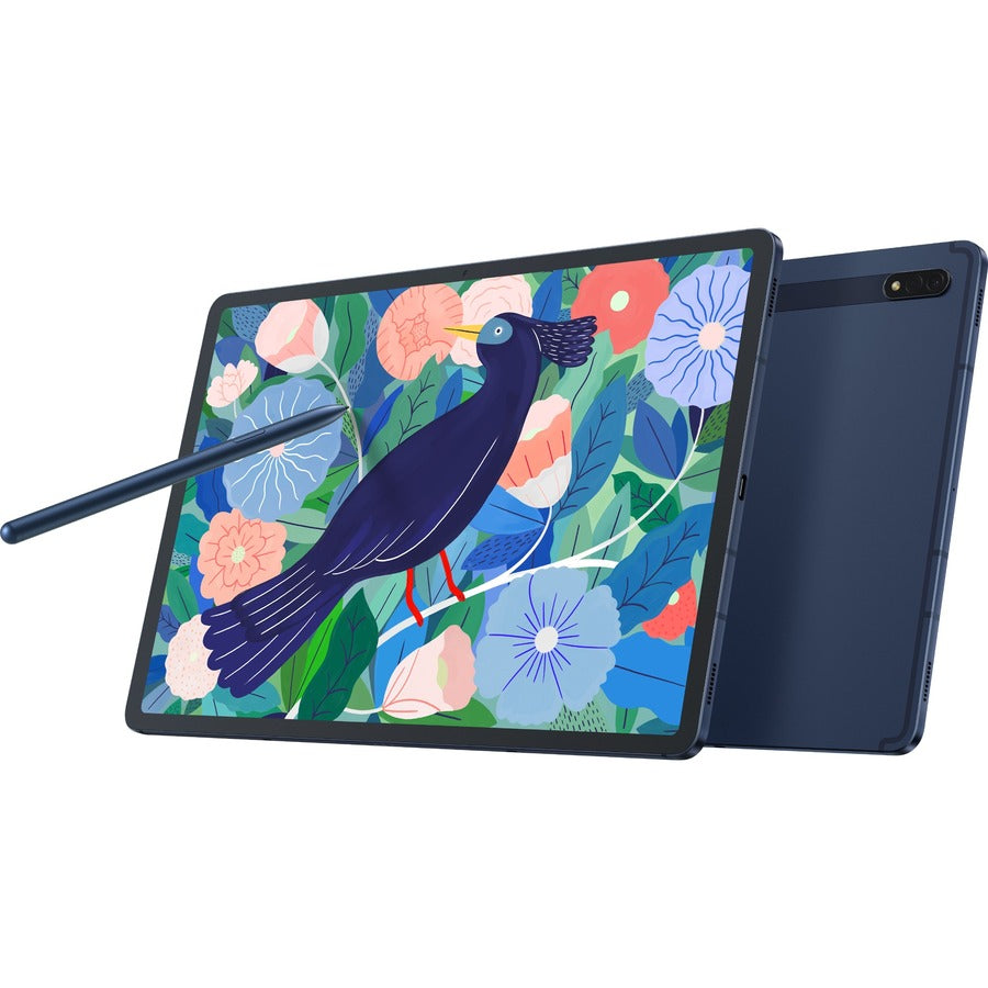 Samsung Galaxy Tab S7+ SM-T970 Tablet - 12.4" WQXGA+ - Qualcomm SM8250 865 5G+ Octa-core - 6 GB - 128 GB Storage - Mystic Navy SM-T970NDBAXAC