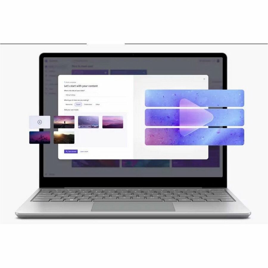 Microsoft Surface Laptop Go 3 12.4" Touchscreen Notebook - Intel Core i3 - 8 GB - 128 GB SSD - English, French Keyboard - Platinum 8WH-00017