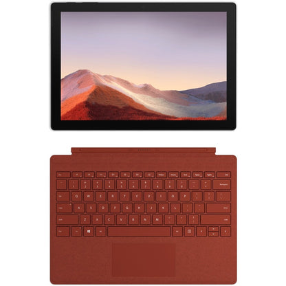 Microsoft Signature Type Cover Keyboard/Cover Case Microsoft Surface Pro (5th Gen), Surface Pro 3, Surface Pro 4, Surface Pro 6, Surface Pro 7 Tablet - Poppy Red FFQ-00101