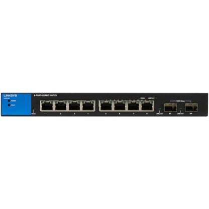 Linksys 8-Port Managed Gigabit Ethernet Switch with 2 1G SFP Uplinks LGS310C