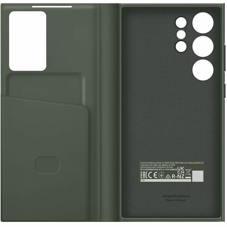 Samsung Carrying Case (Wallet) Samsung Galaxy S23 Ultra Smartphone - Green EF-ZS918CGEGCA