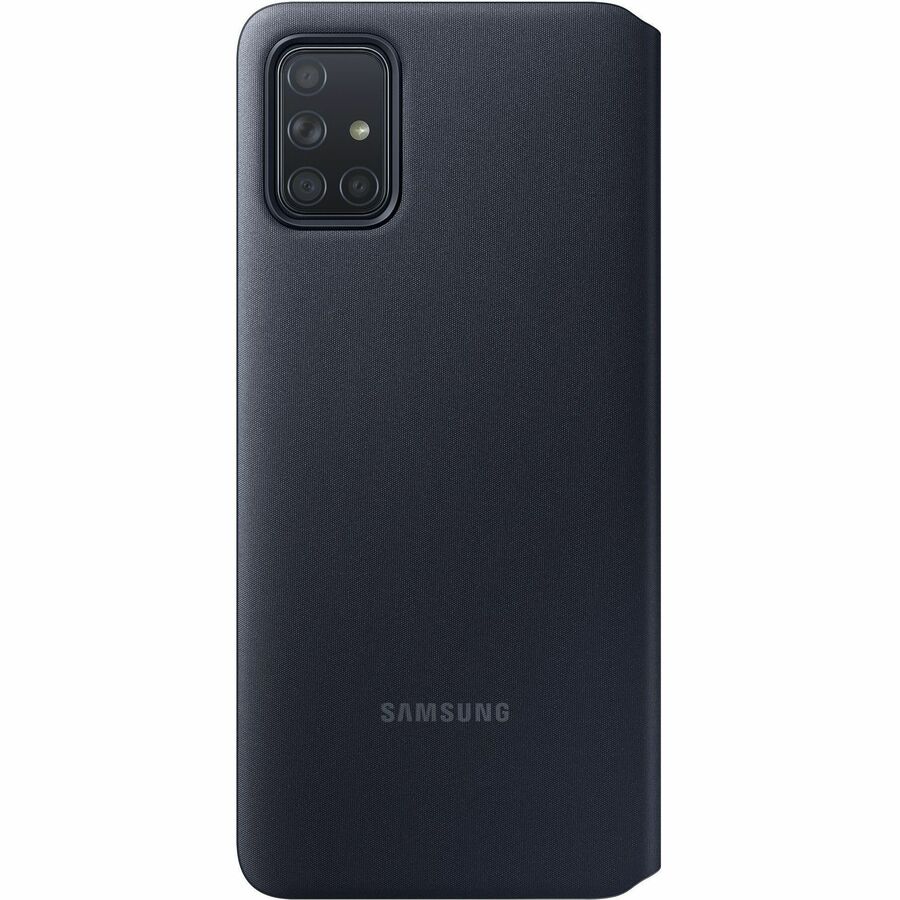 Samsung View Carrying Case (Wallet) Samsung Galaxy A71 Smartphone, Card - Black EF-EA715PBEGCA