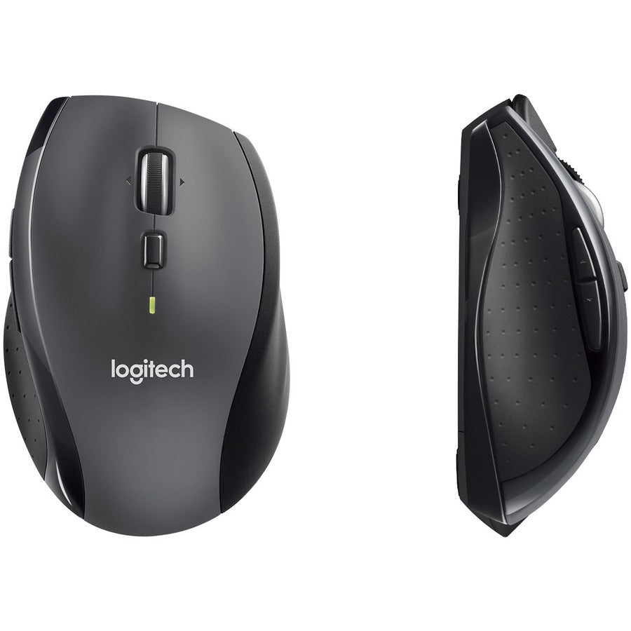 Logitech M705 Marathon Wireless Mouse, 2.4 GHz USB Unifying Receiver, 1000 DPI, 5-Programmable Buttons, 3-Year Battery, Compatible with PC, Mac, Laptop, Chromebook - Black 910-001935