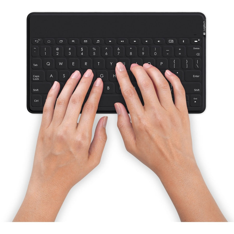 Keys-To-Go Super-Slim and Super-Light Bluetooth Keyboard for iPhone, iPad, and Apple TV - Black 920-006701