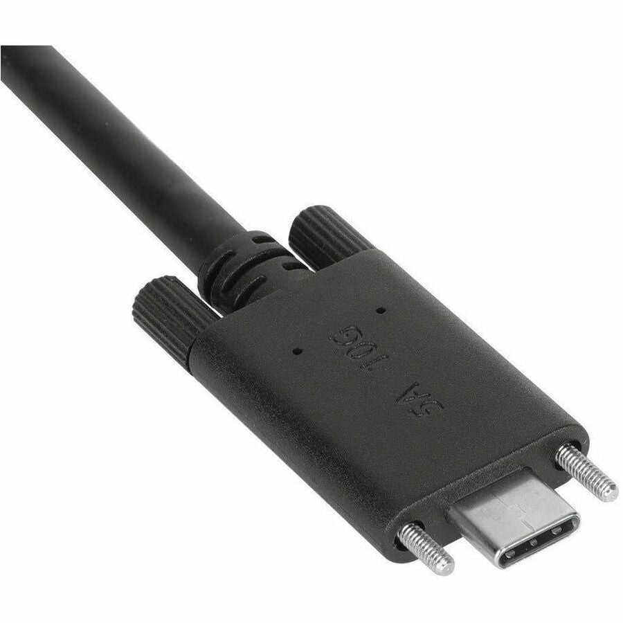 Targus 1M USB-C Male with Screw to USB-C Male Cable with USB-A Tether ACC1133GLX